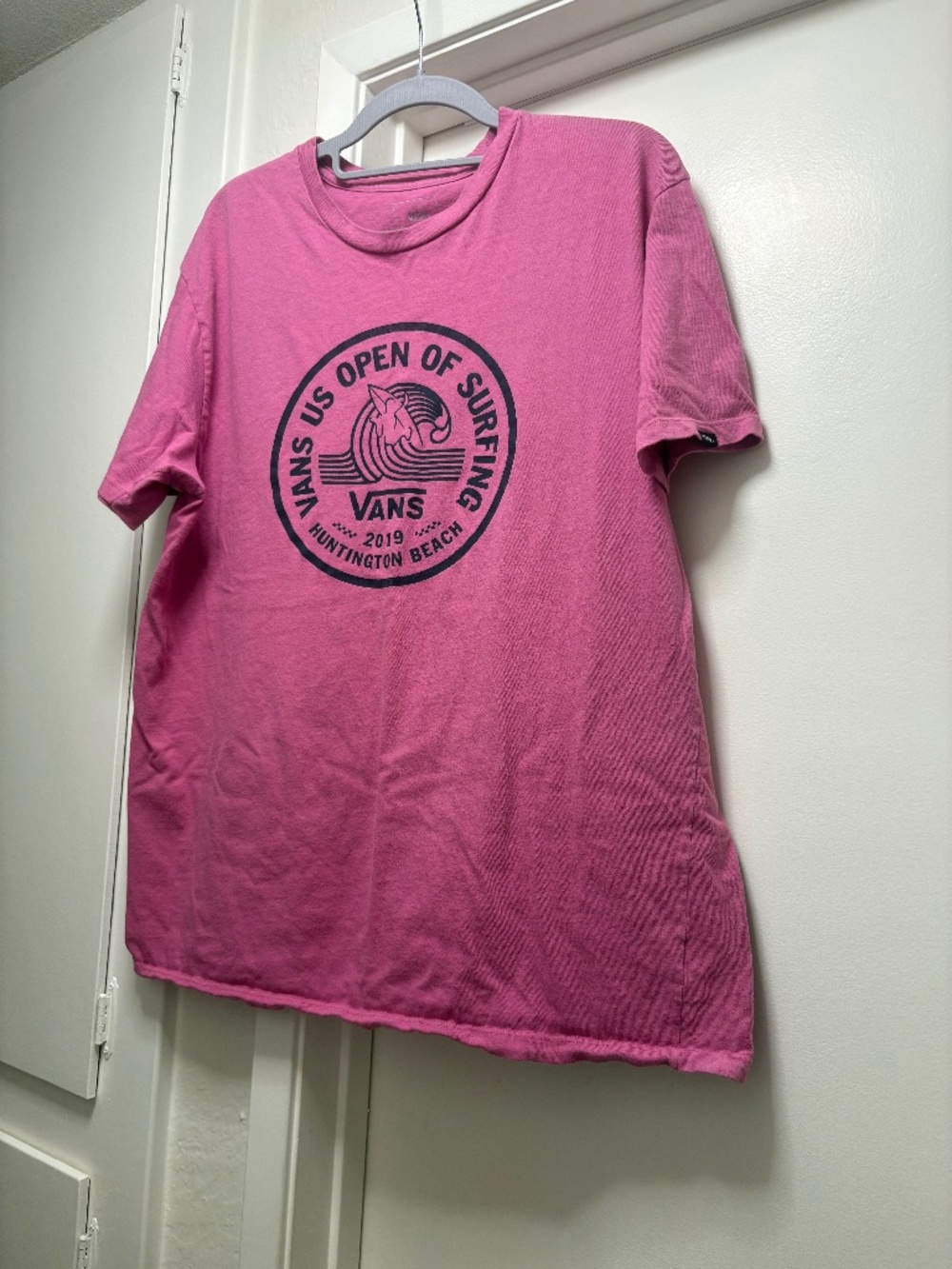 Vans US Open of Surfing 2019 pink tshirt - size large